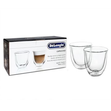 DeLonghi Cappuccino Glasses - Set of 2