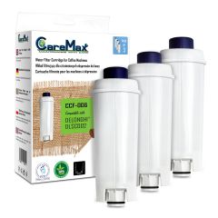 CCF-006 replacement water filter cartridge compatible with Delonghi DLSC002 (pack of 3)